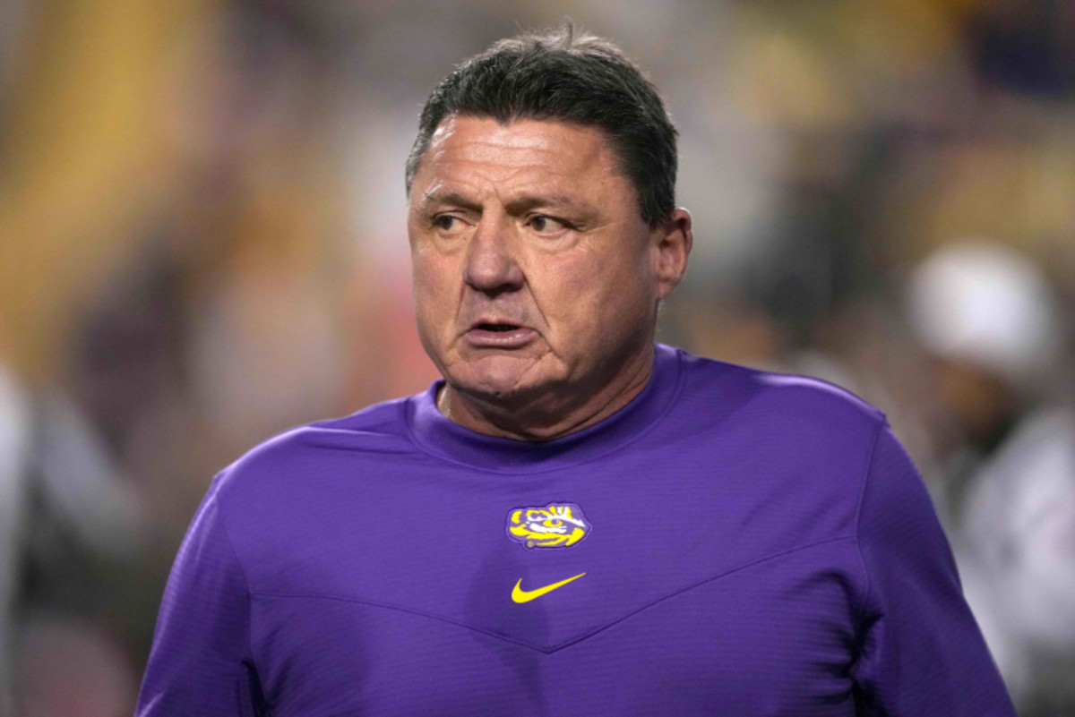 Report Former LSU HC Ed Orgeron interested in Northwestern position