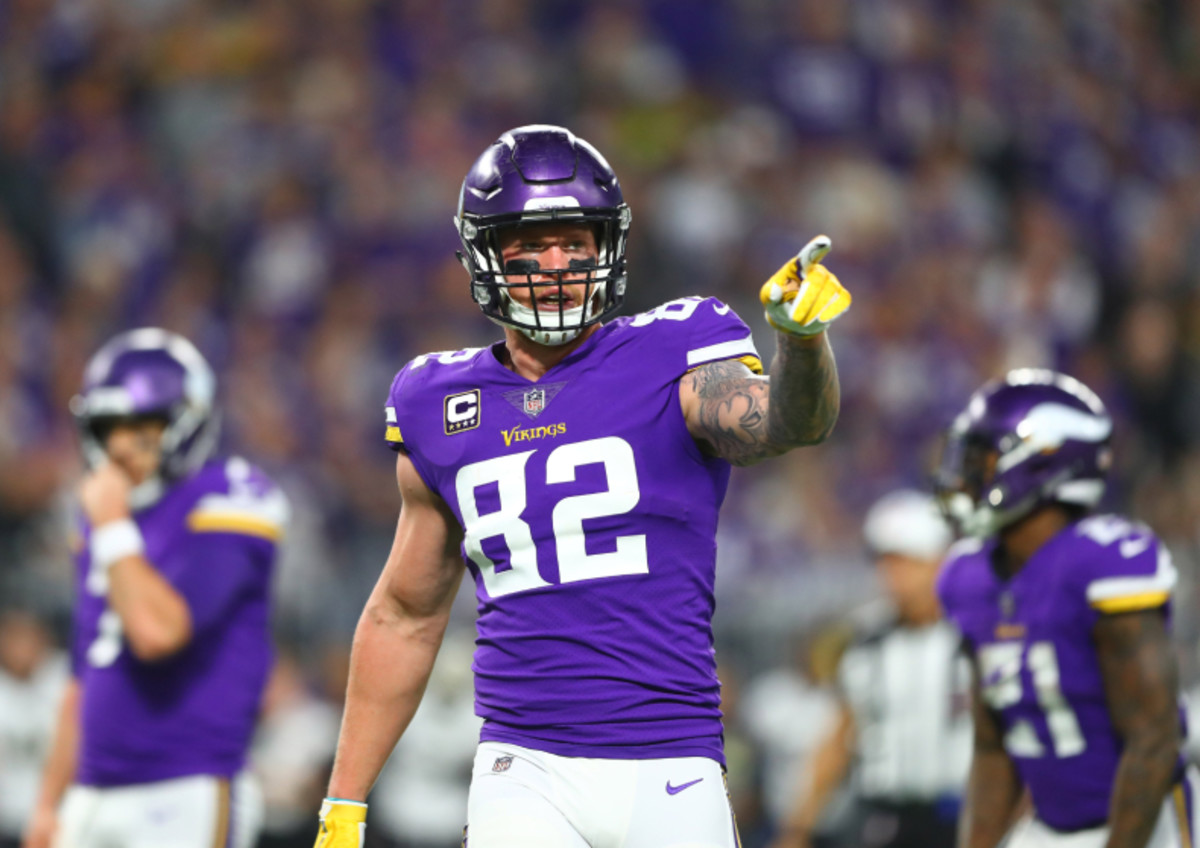 Longtime Vikings Tight End Kyle Rudolph To Call Big Ten Games for