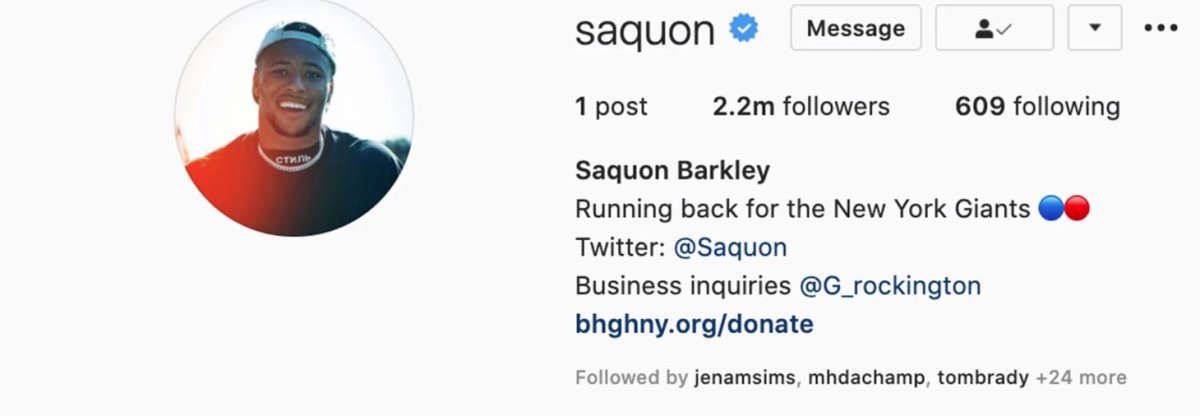 Saquon Barkley scrubs mention of Giants from his social media accounts