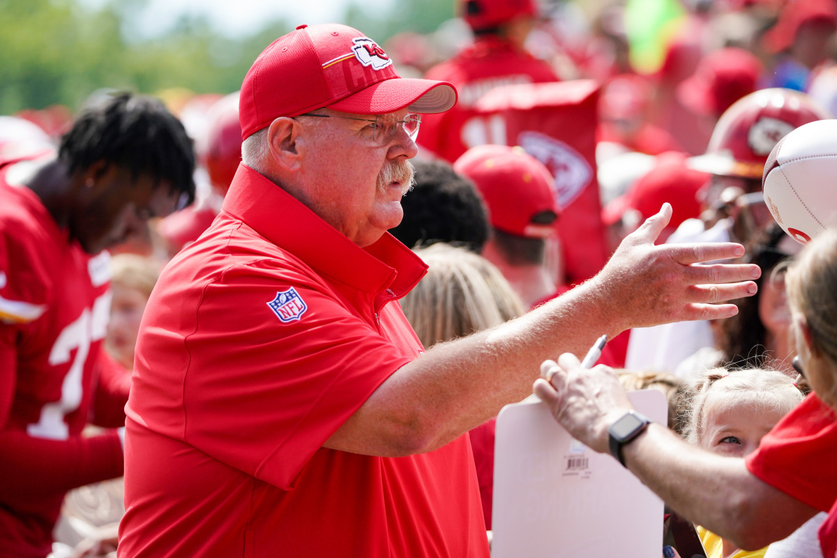 Kansas City Chiefs' Andy Reid on First Padded Practice - 'They ...