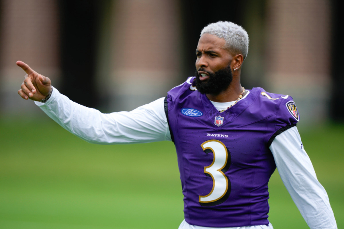 Ravens' Lamar Jackson hypes up Odell Beckham Jr. at minicamp