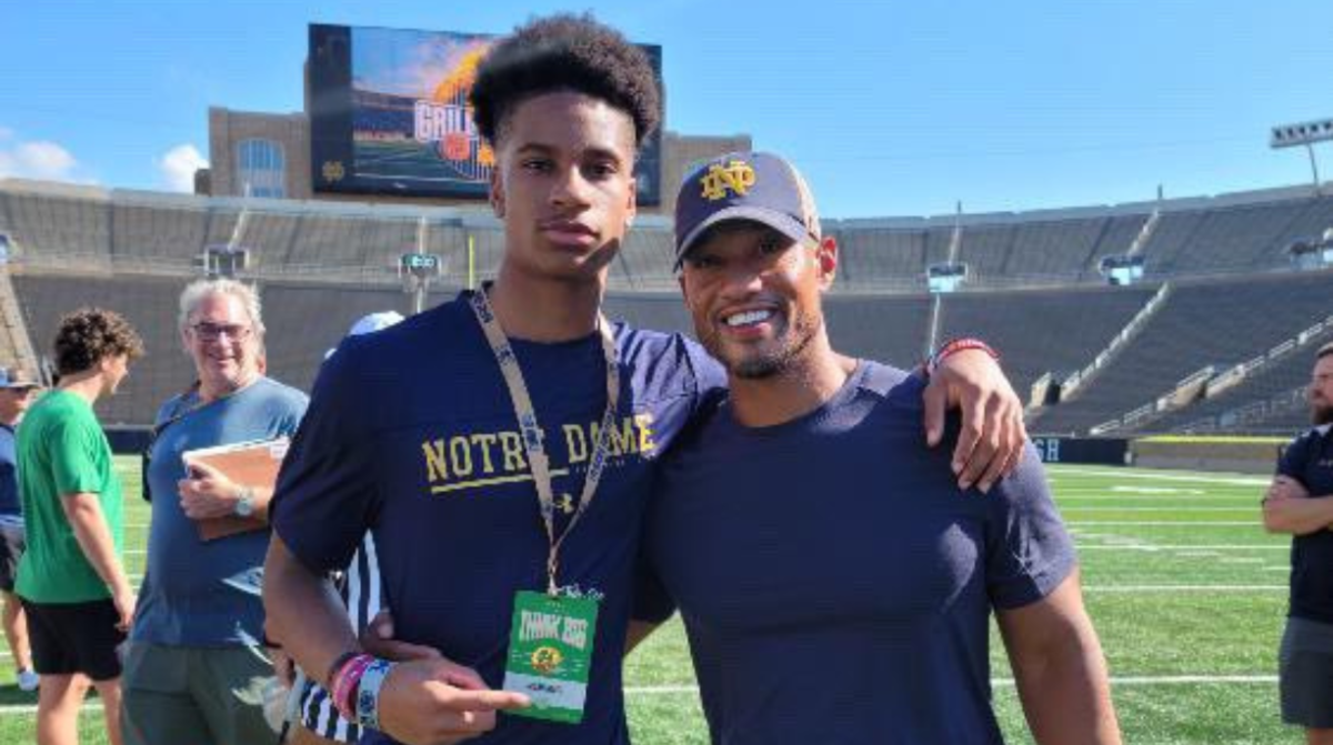 Notre Dame Was Home For Safety Commit JaDon Blair - Athlon Sports