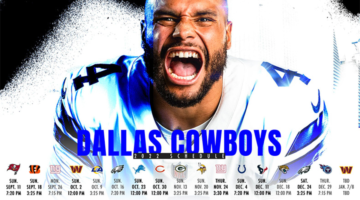 Dallas Cowboys 2022 Schedule