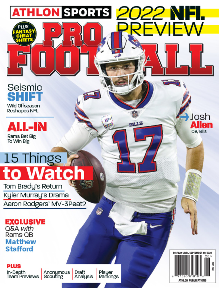 Athlon Sports 2022 NFL Preview Magazine (Buffalo Bills)