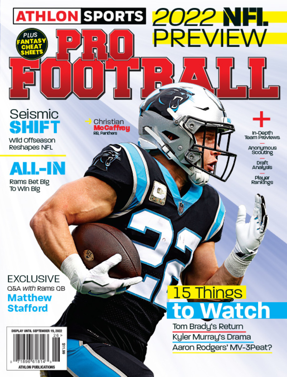 Athlon Sports 2022 NFL Preview Magazine (Carolina Panthers)