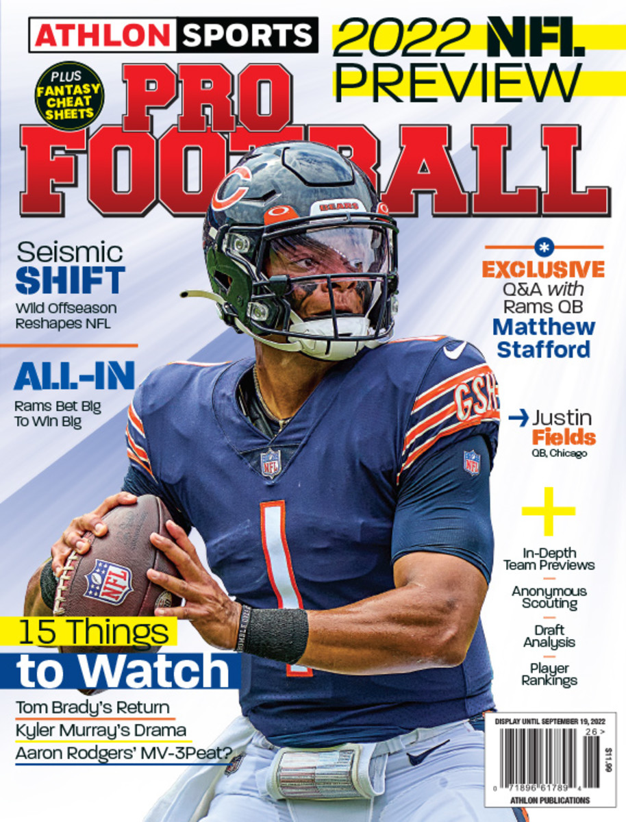 Athlon Sports 2022 NFL Preview Magazine (Chicago Bears)