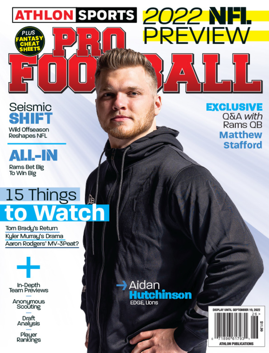 Athlon Sports 2022 NFL Preview Magazine (Detroit Lions)