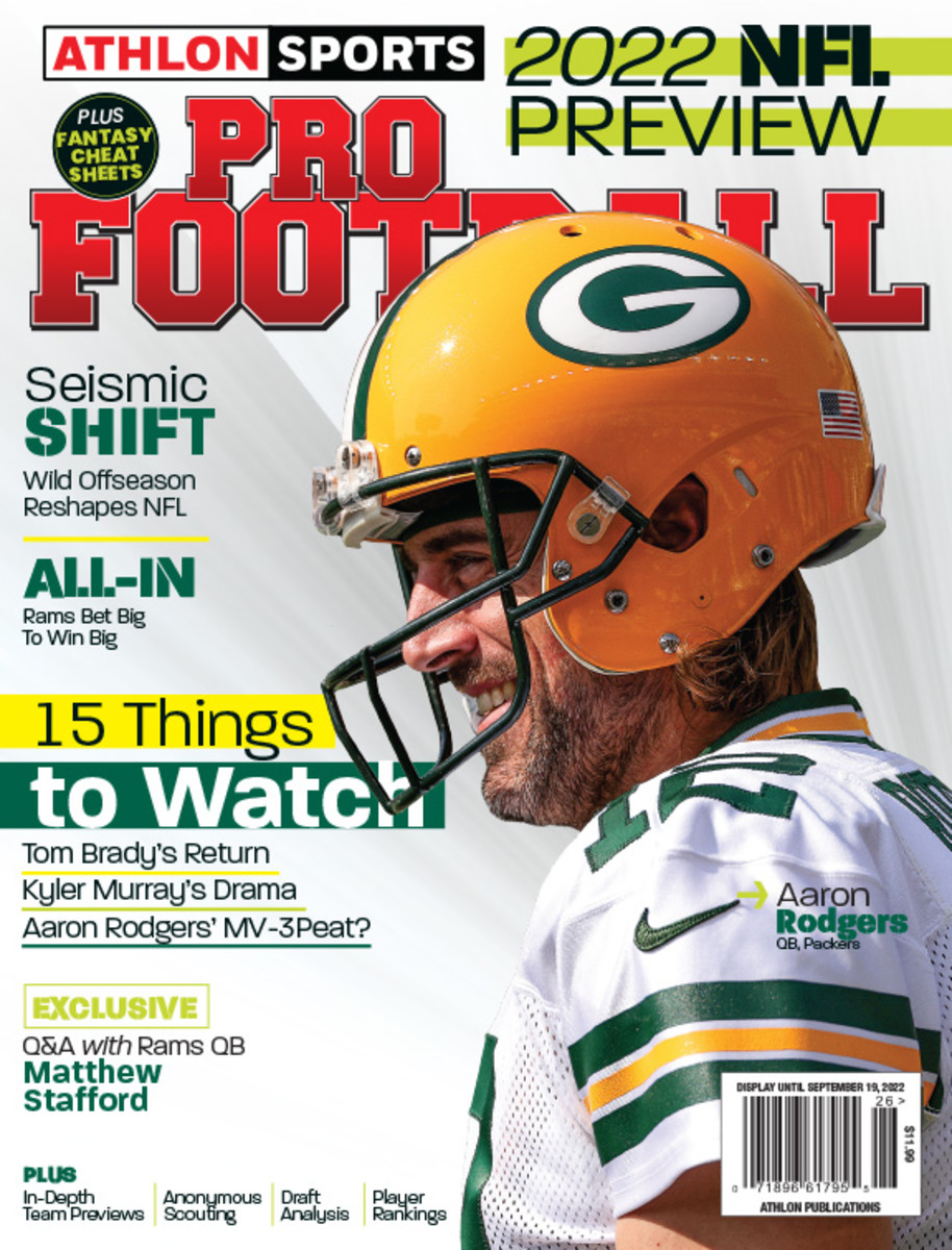 Athlon Sports 2022 NFL Preview Magazine (Green Bay Packers)