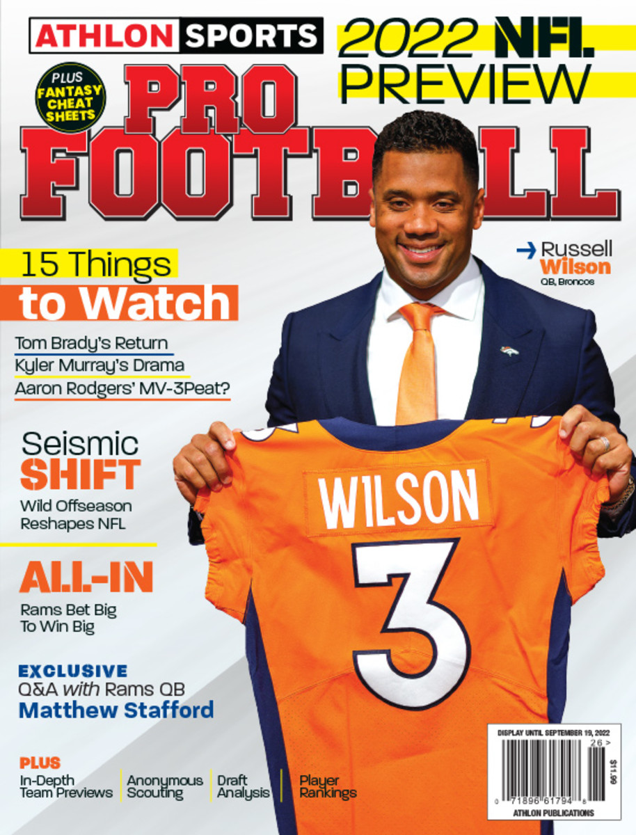 Athlon Sports 2022 NFL Preview Magazine (Denver Broncos)