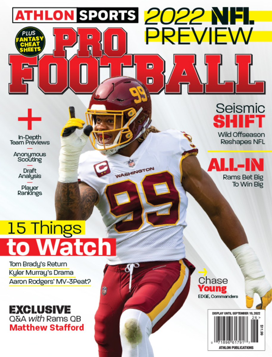 Athlon Sports 2022 NFL Preview Magazine (Washington Commanders)
