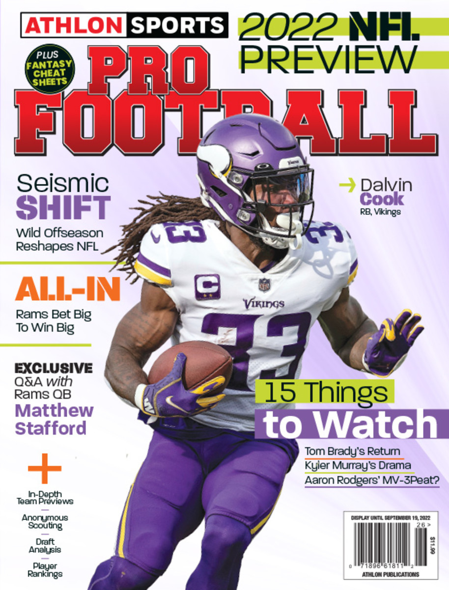 Athlon Sports 2022 NFL Preview Magazine (Minnesota Vikings)