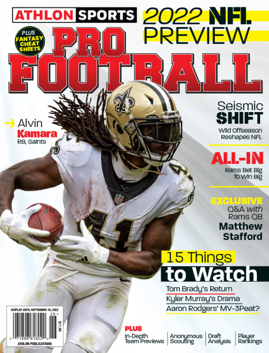 Athlon Sports 2022 NFL Preview Magazine (New Orleans Saints)