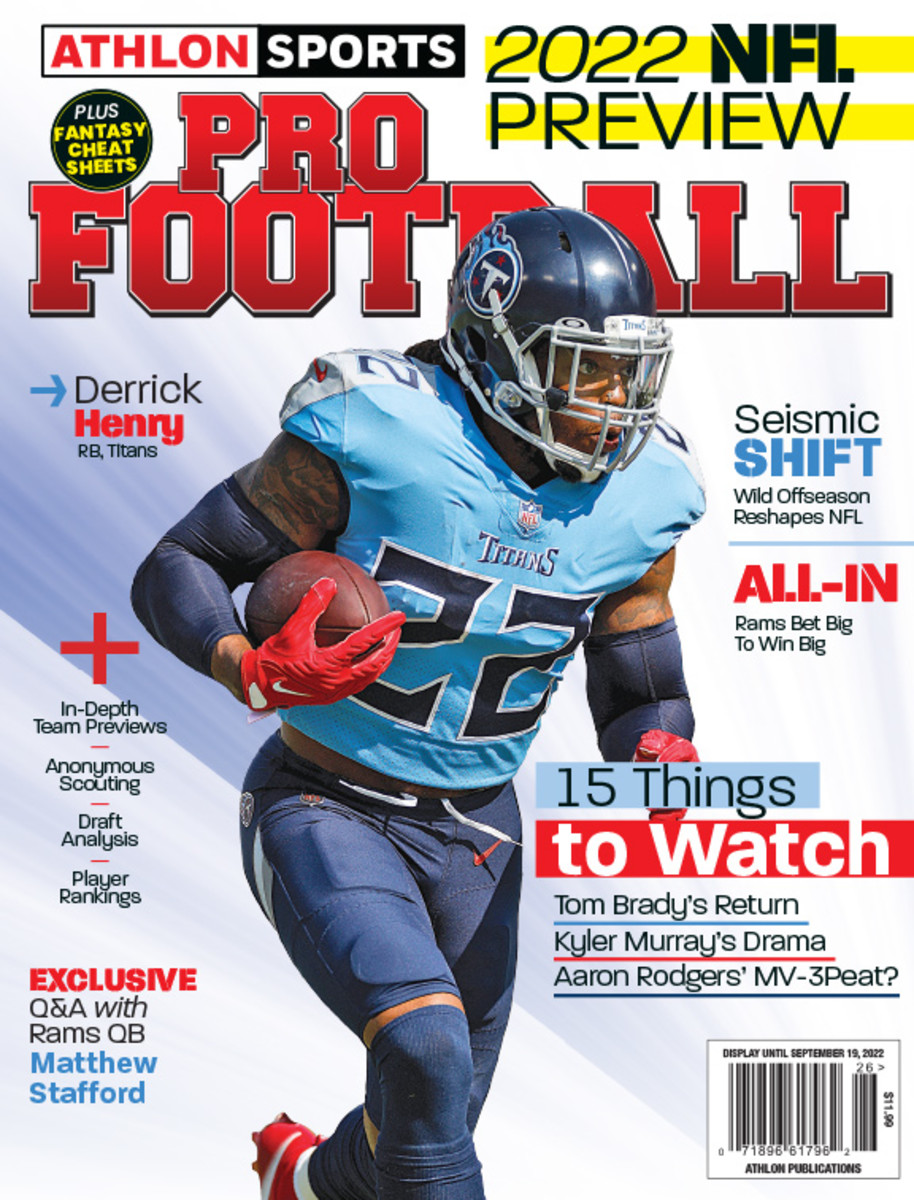 Athlon Sports 2022 NFL Preview Magazine (Tennessee Titans)