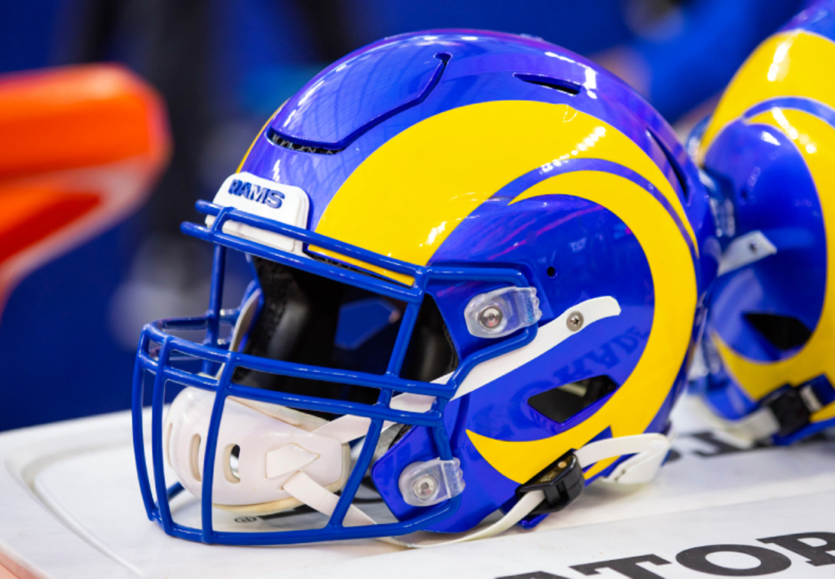 Los Angeles Rams helmet.
