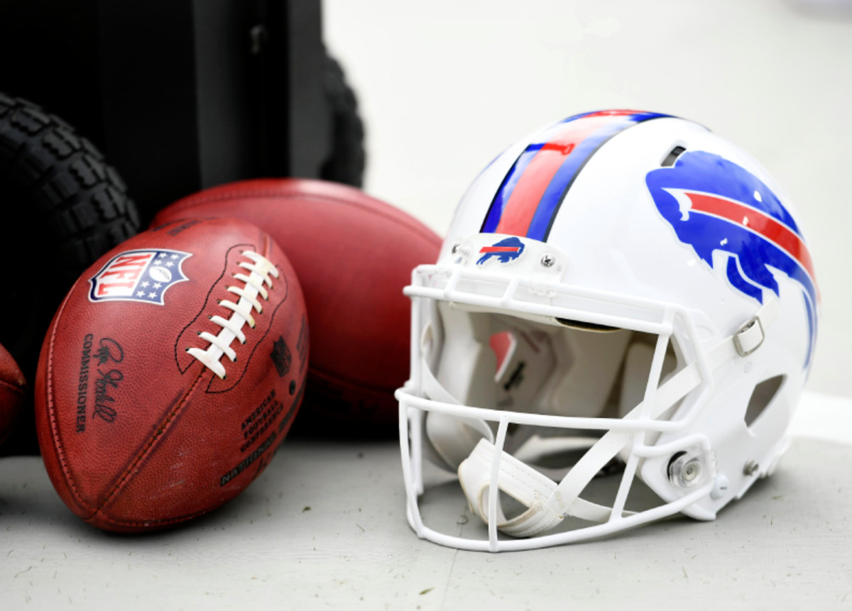 Buffalo Bills helmet.