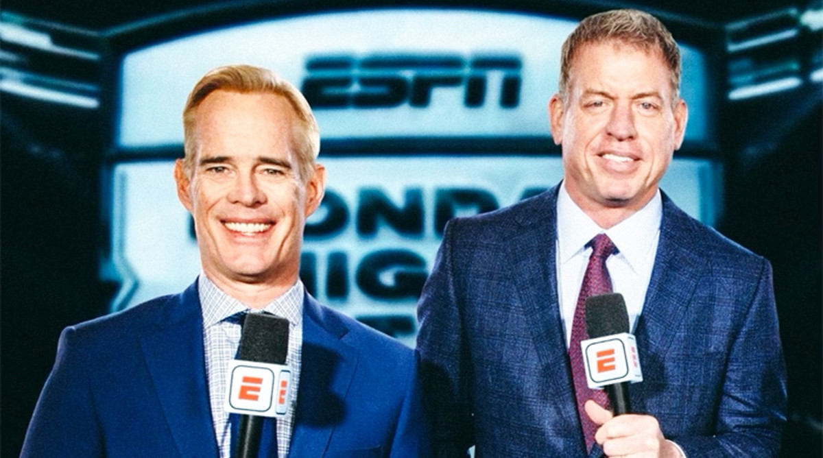 Joe Buck and Troy Aikman, "Monday Night Football" on ESPN