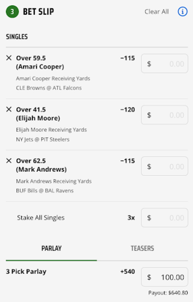 week 4 parlay player props