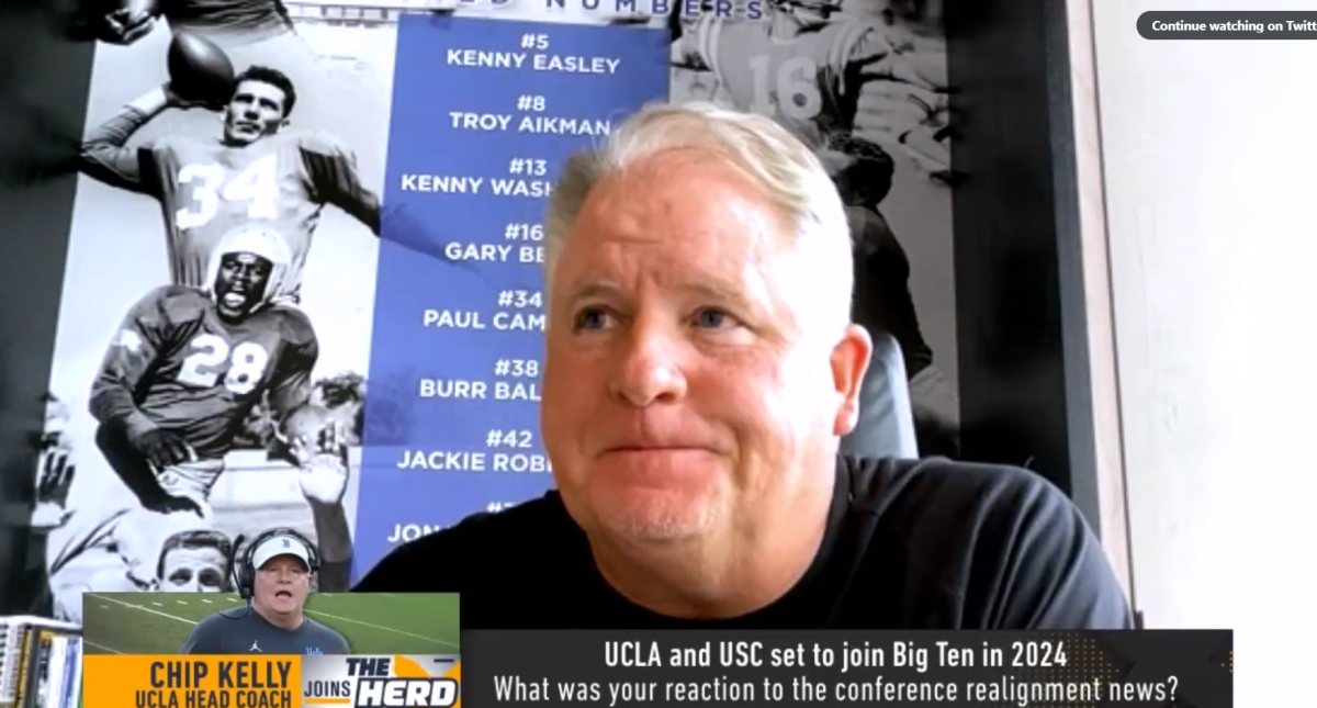 UCLA football coach Chip Kelly.