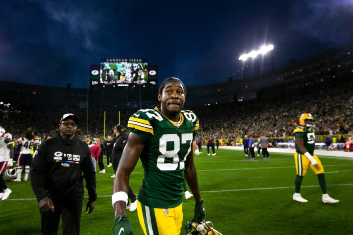 Packers WR Romeo Doubs is 'attacking the football'