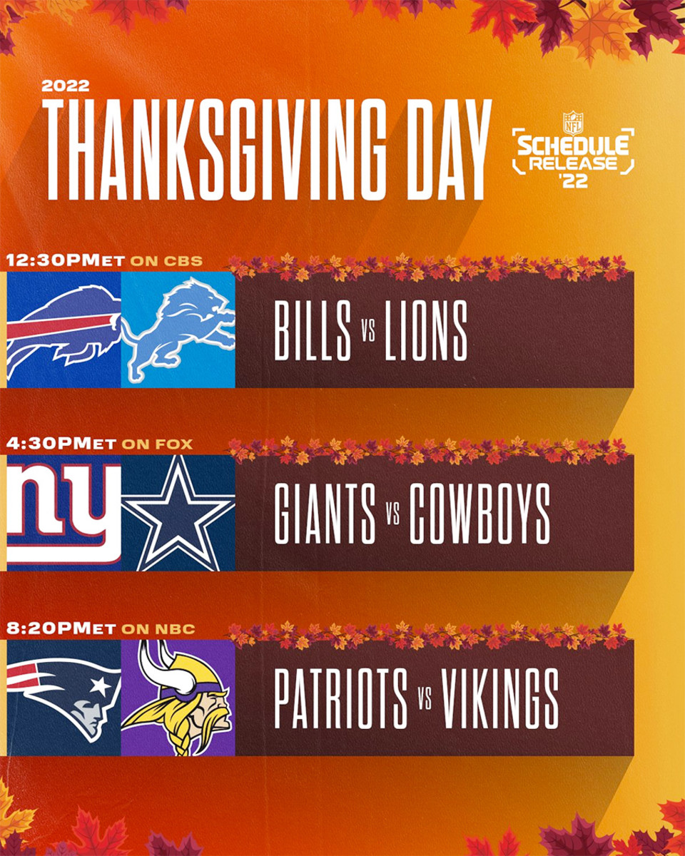 How to Watch the NFL Thanksgiving Games on TV, Online, Listen on
