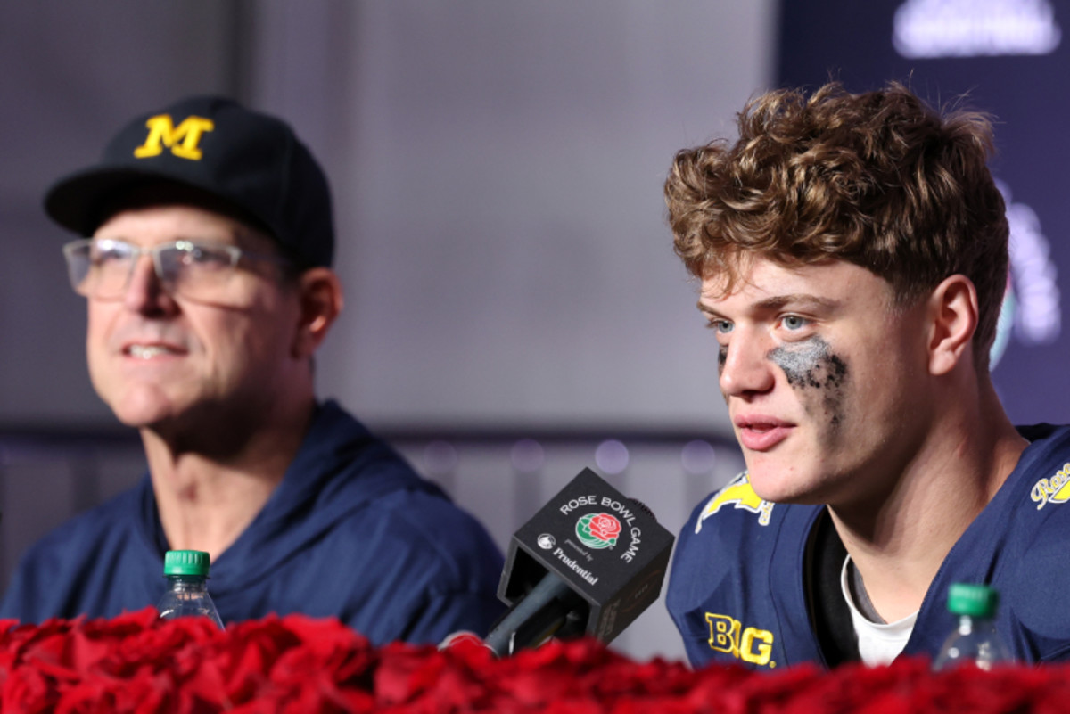 JJ McCarthy Joined Jim Harbaugh In Exclusive Club At NFL Draft - Athlon ...