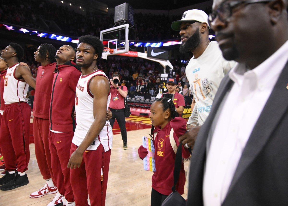 LeBron James Gives Cryptic Answer About Son And USC Star Bronny James ...