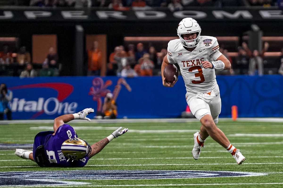 Quinn Ewers Predicts His Own Rating In College Football 25 Video Game ...