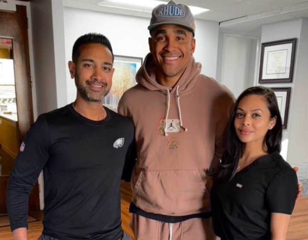 NFL Fans Cracked Jokes About Jalen Hurts' CleanShaven Appearance