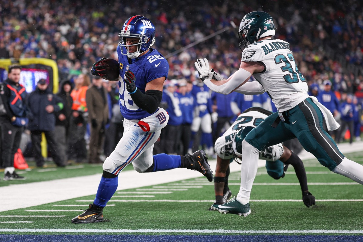 Did Philadelphia Eagles' RB Saquon Barkley 'Bail' On Rival New York ...