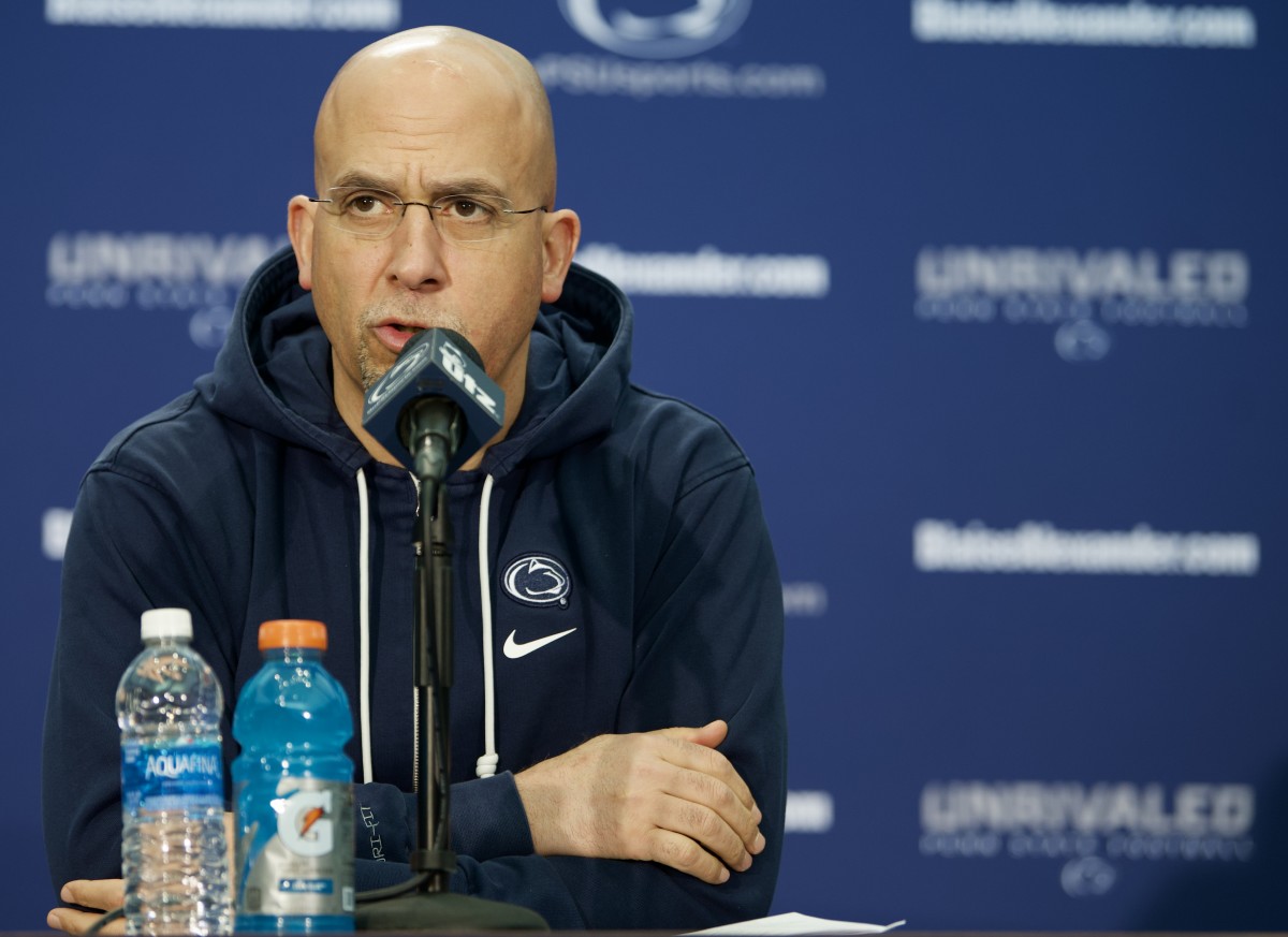 Penn State Football Coach James Franklin Stressing Championship Habits ...