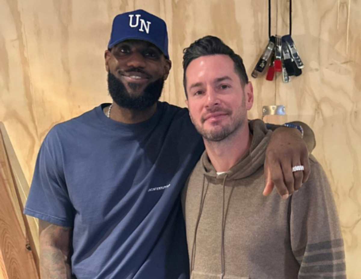 LeBron Grooming J.J. Redick for Head Coach of the Lakers