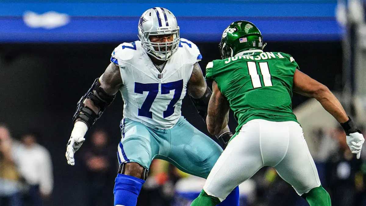 New York Jets Tyron Smith Excited for 'New Chapter' Beyond Dallas Cowboys -  Athlon Sports New York Jets News, Analysis and More
