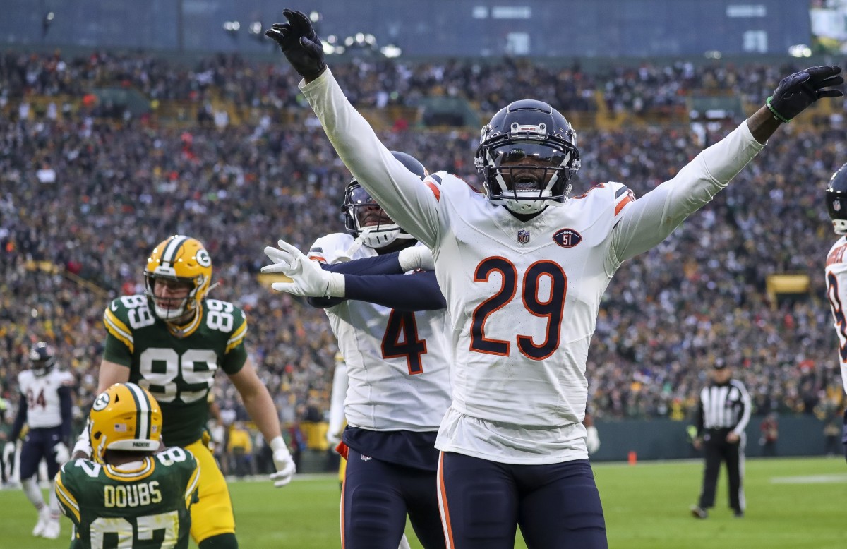 Bears' Tyrique Stevenson on PFF's All-Breakout Team - Athlon Sports