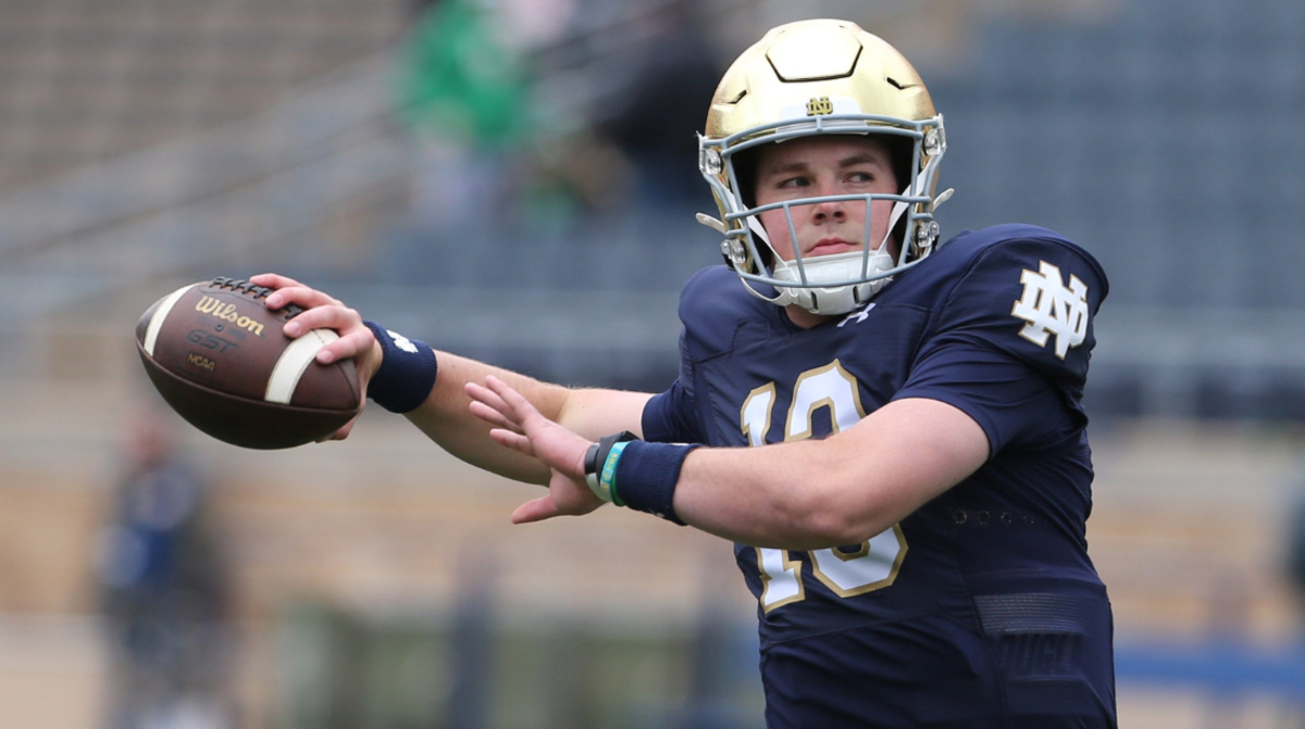 Notre Dame Quarterback Riley Leonard Named A Top Heisman Trophy ...