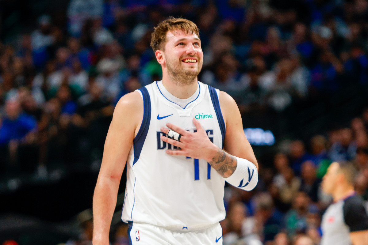 Luka Doncic Involved In Heated Exchange With NFL Stars During Mavs 