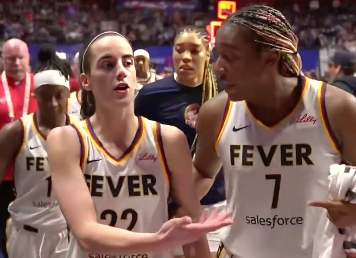 Caitlin Clark, Aliyah Boston Share Intense Moment During WNBA Opener -  Athlon Sports