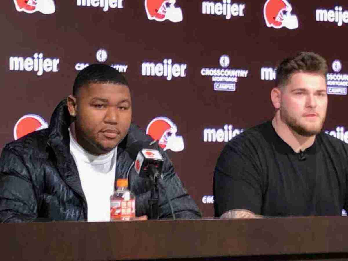 'We're Good!' Browns Rookies Michael Hall Jr. and Zak Zinter Throw Out ...