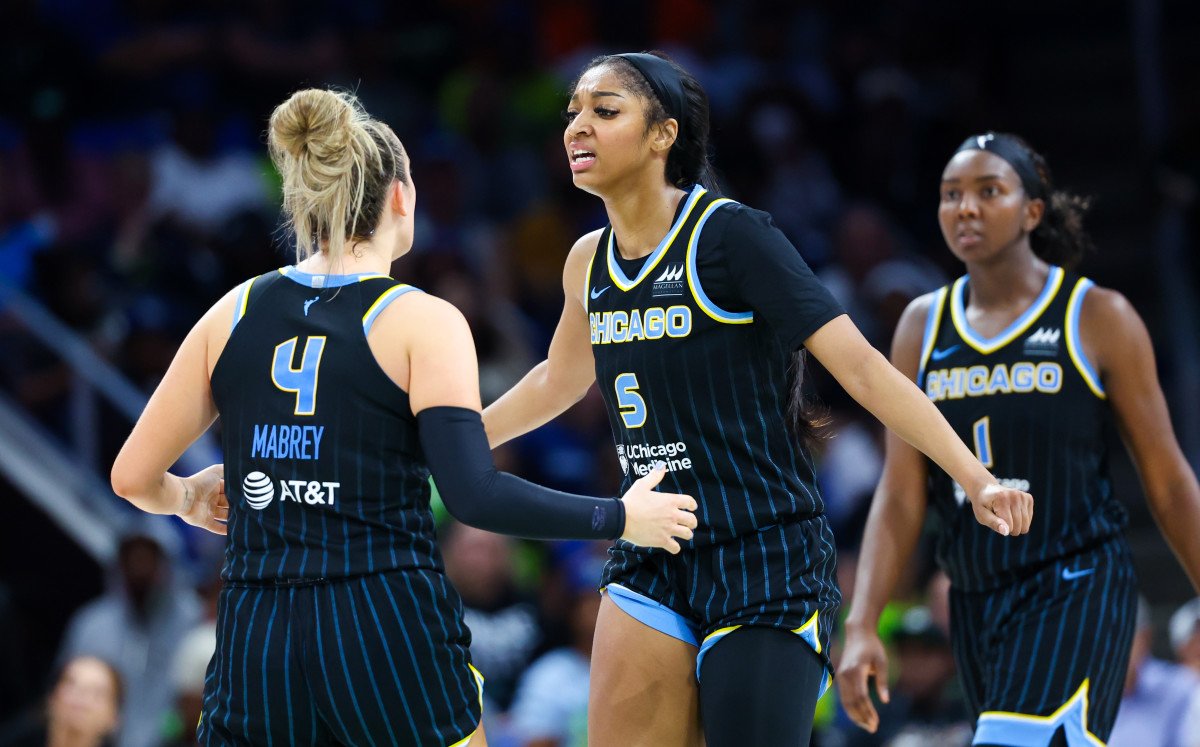 Angel Reese secures her first win in the WNBA. - Athlon Sports