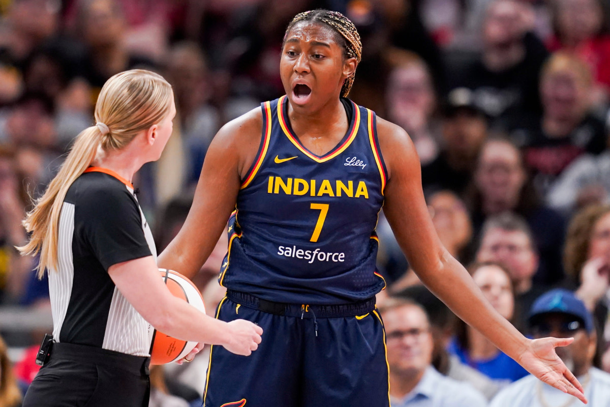 Aliyah Boston Reveals Message To WNBA Refs After Fever-Sparks - Athlon  Sports