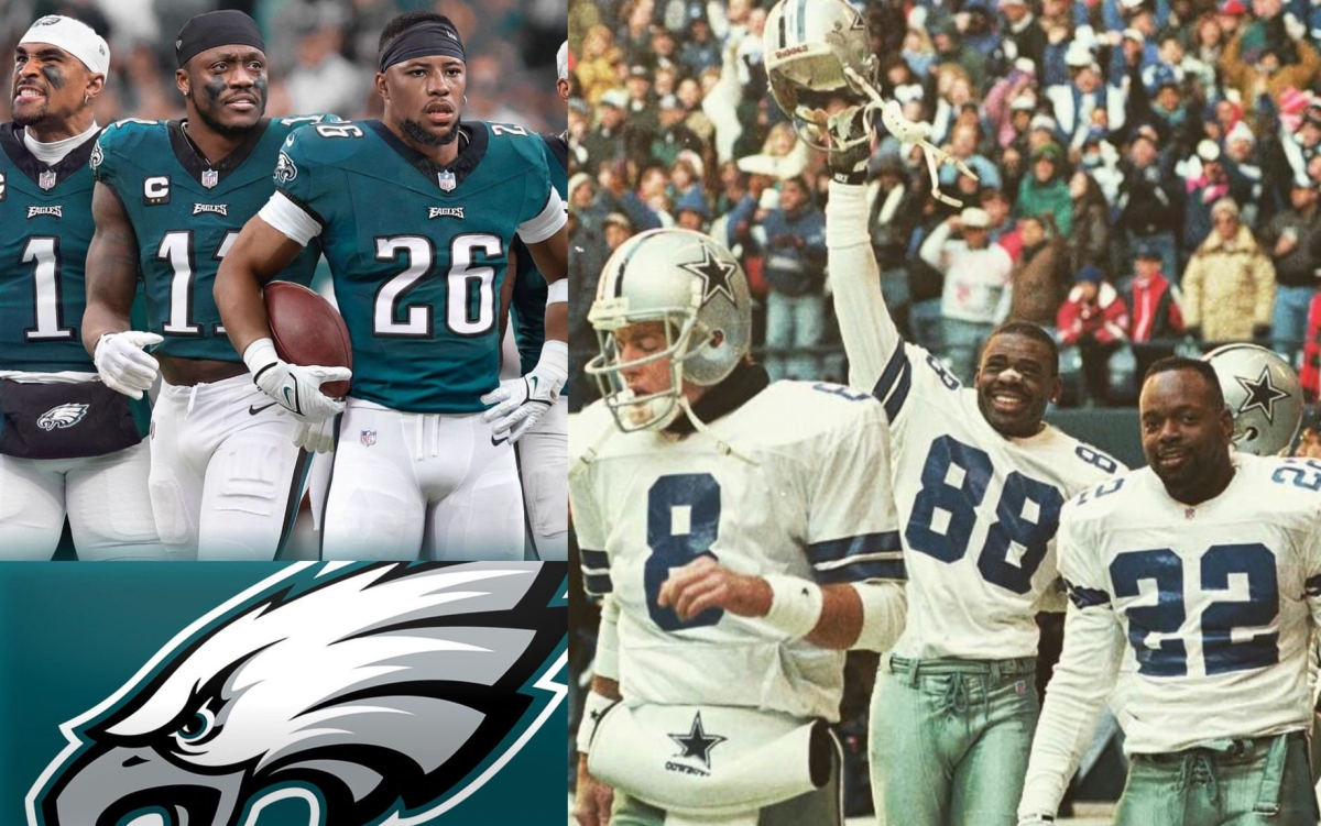 Eagles 'Triplets': Best in NFL? Compare To Dallas Cowboys Legends ...