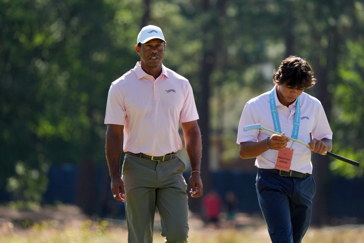 Tiger Woods Going Viral For Heartwarming Moment With Son Charlie Woods - Athlon Sports