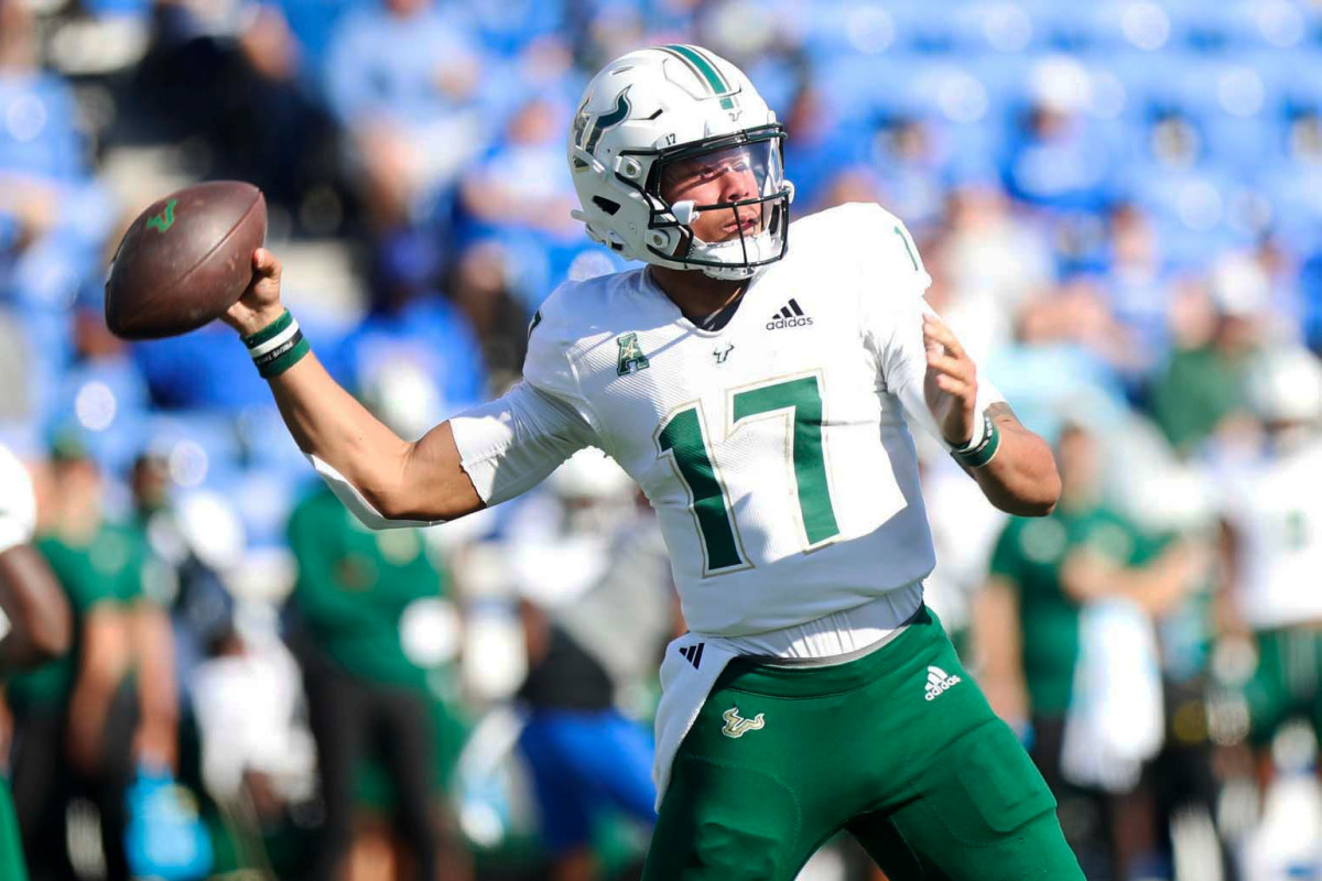 NFL Draft All Aboard the Hype Train for USF QB Byrum Brown Athlon Sports