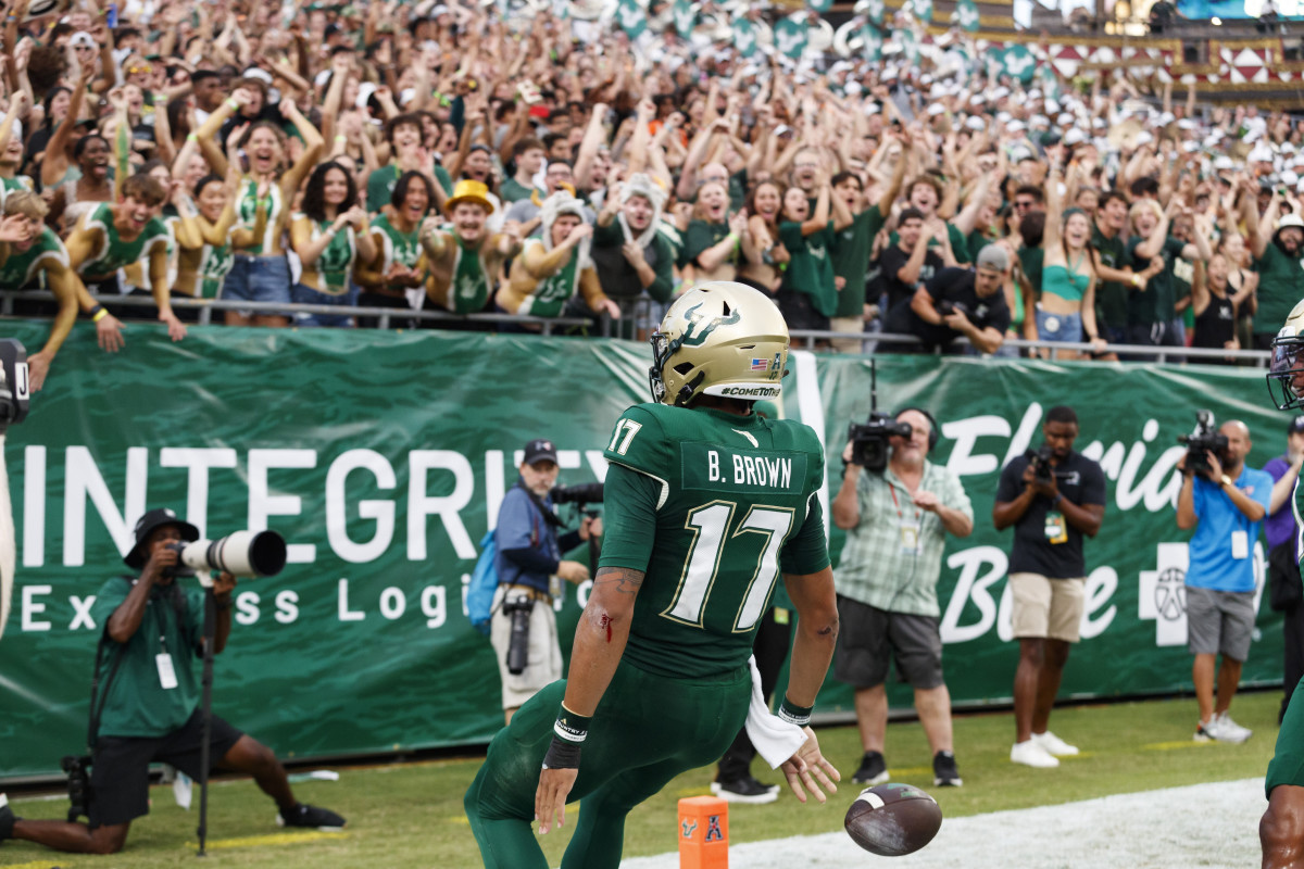 NFL Draft All Aboard the Hype Train for USF QB Byrum Brown Athlon Sports