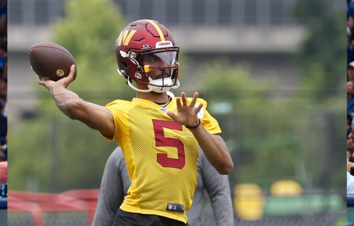 New York Giants Rival, Washington Commanders Quarterback Jayden Daniels