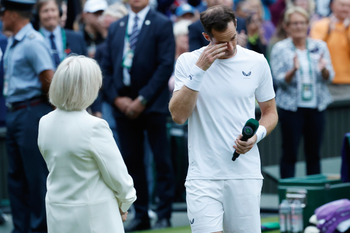 Andy Murray at Wimbledon.