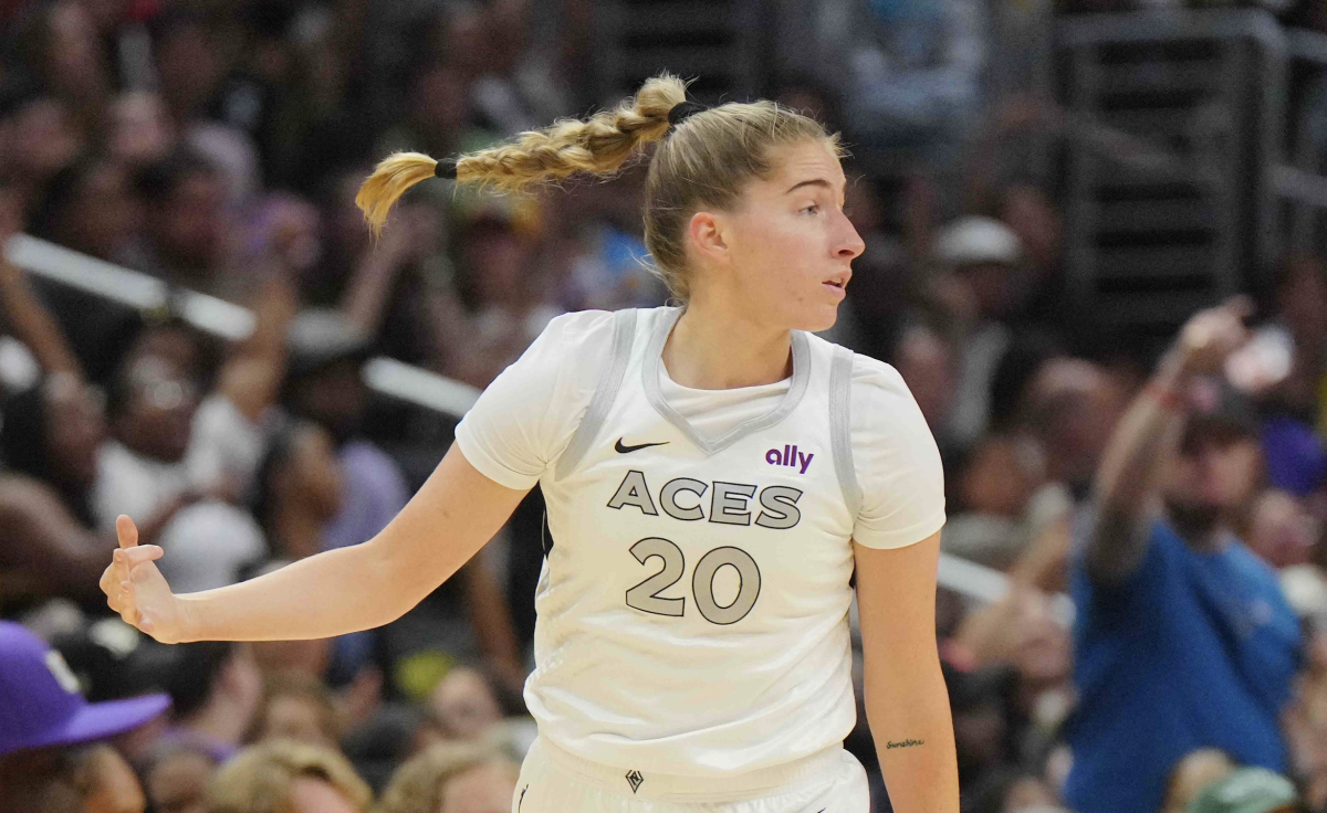 Las Vegas Aces guard Kate Martin