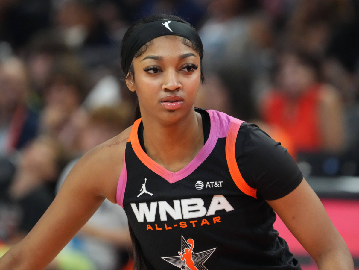 Chicago Sky forward Angel Reese during the WNBA All Star Game at Footprint Center on July 20, 2024.