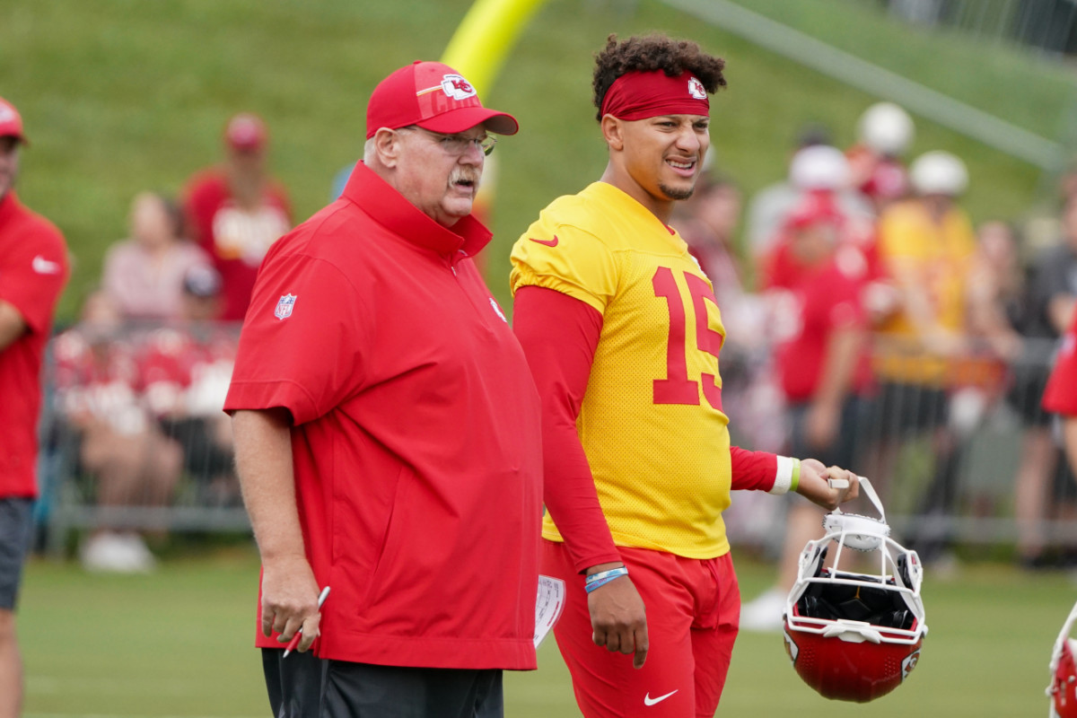 Kansas City Chiefs' Patrick Mahomes Reveals Connection with Coach Andy Reid  - Athlon Sports