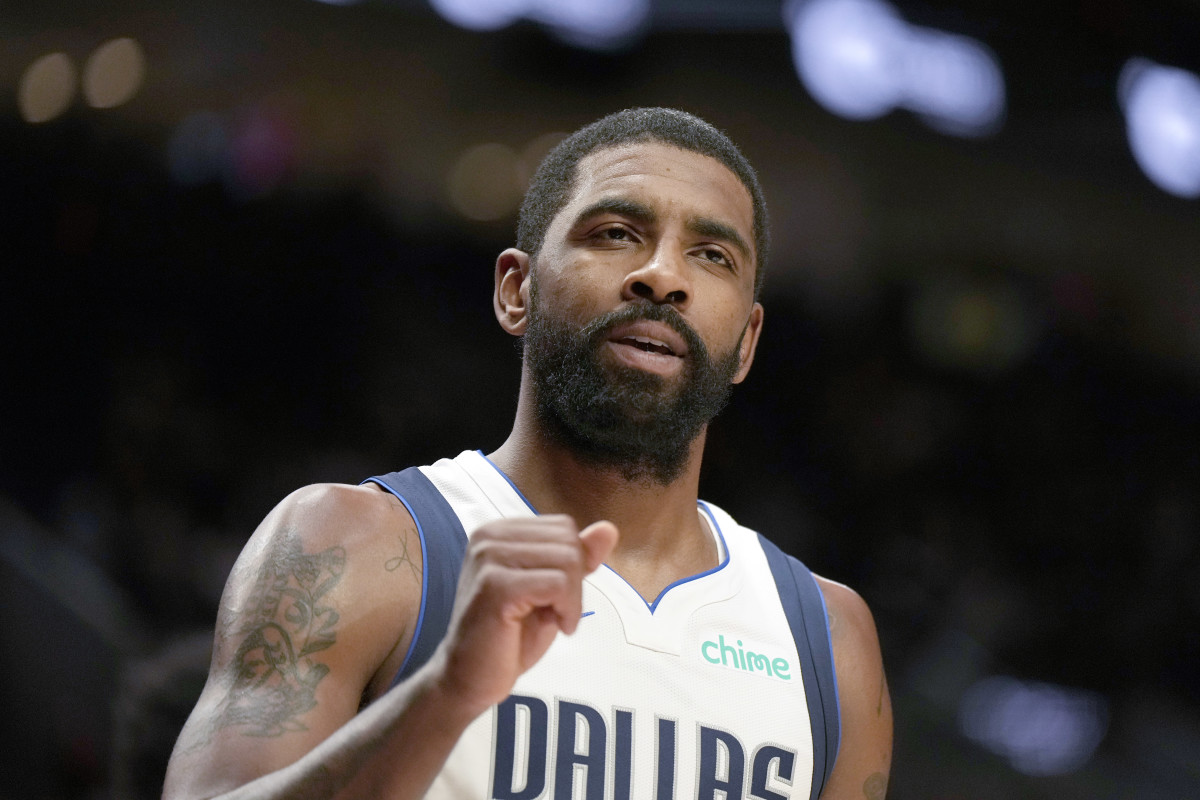 Dallas Mavericks’ Kyrie Irving Supports WNBA, Meets Angel Reese ...