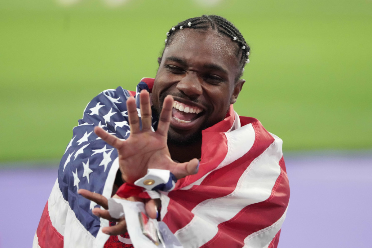 Noah Lyles' Reaction To Cole Hocker's Stunning Olympic 1500m Win Says ...